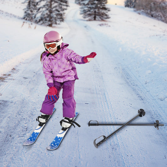 68*6cm Kids Ski Set and Poles Children's Beginner Snow Skis