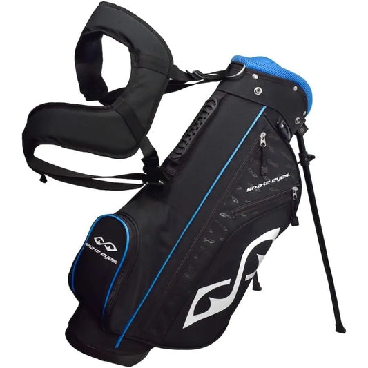 Complete 6-piece Left-Handed Golf Starter Kit Set for Junior Boys