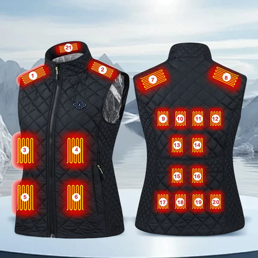Women 21-zone Electric Heating Vest