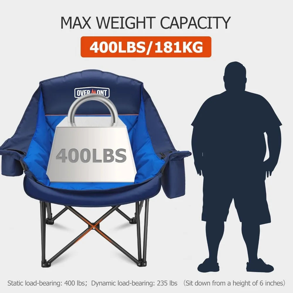 Oversized Camping Chair for Adults Heavy-Duty