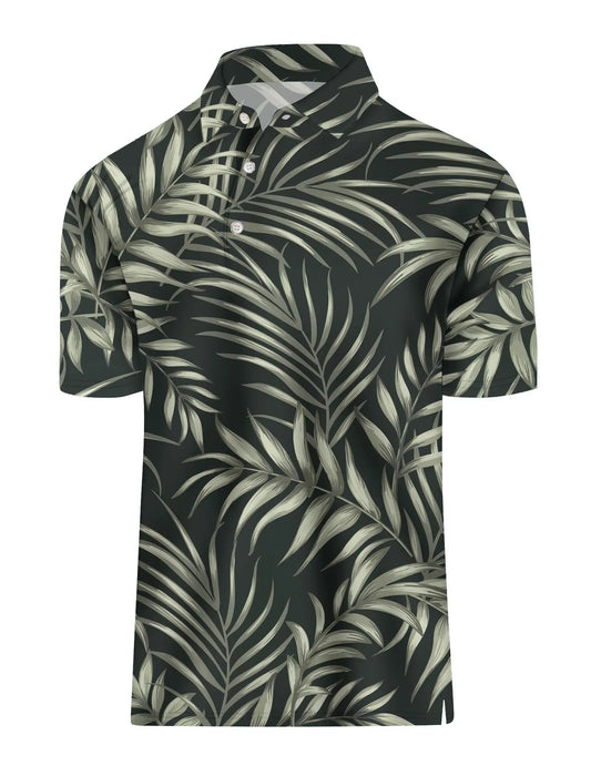 Men's Golf Shirt Hawaii Golf Polo Shirt Tennis Sports T-shirt Soft Breathable Elastic Fabric Short Sleeve