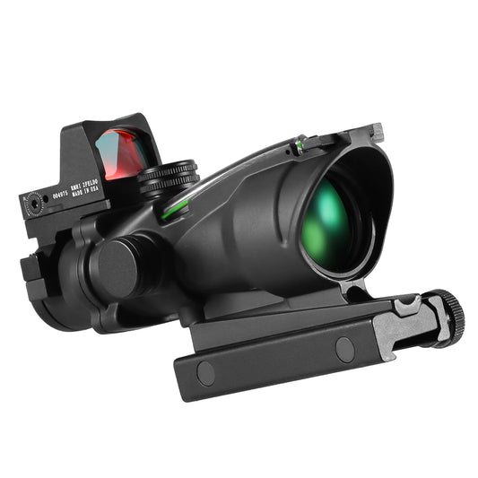 Adjustable 4x32 Red Dot 1x 4x Scope Red Dot Tactical Scope 20mm Rail Scope