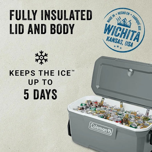 Insulated Portable Wheeled Cooler