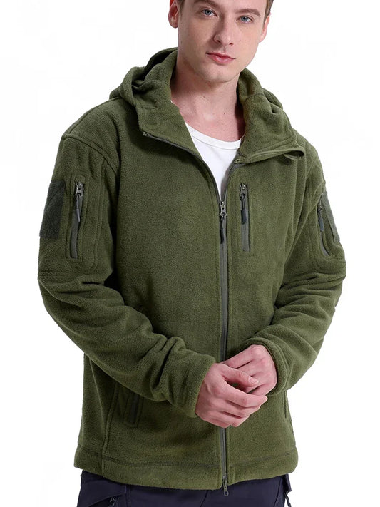 Men's Women's Hunting Fleece Jacket Multi-Pockets