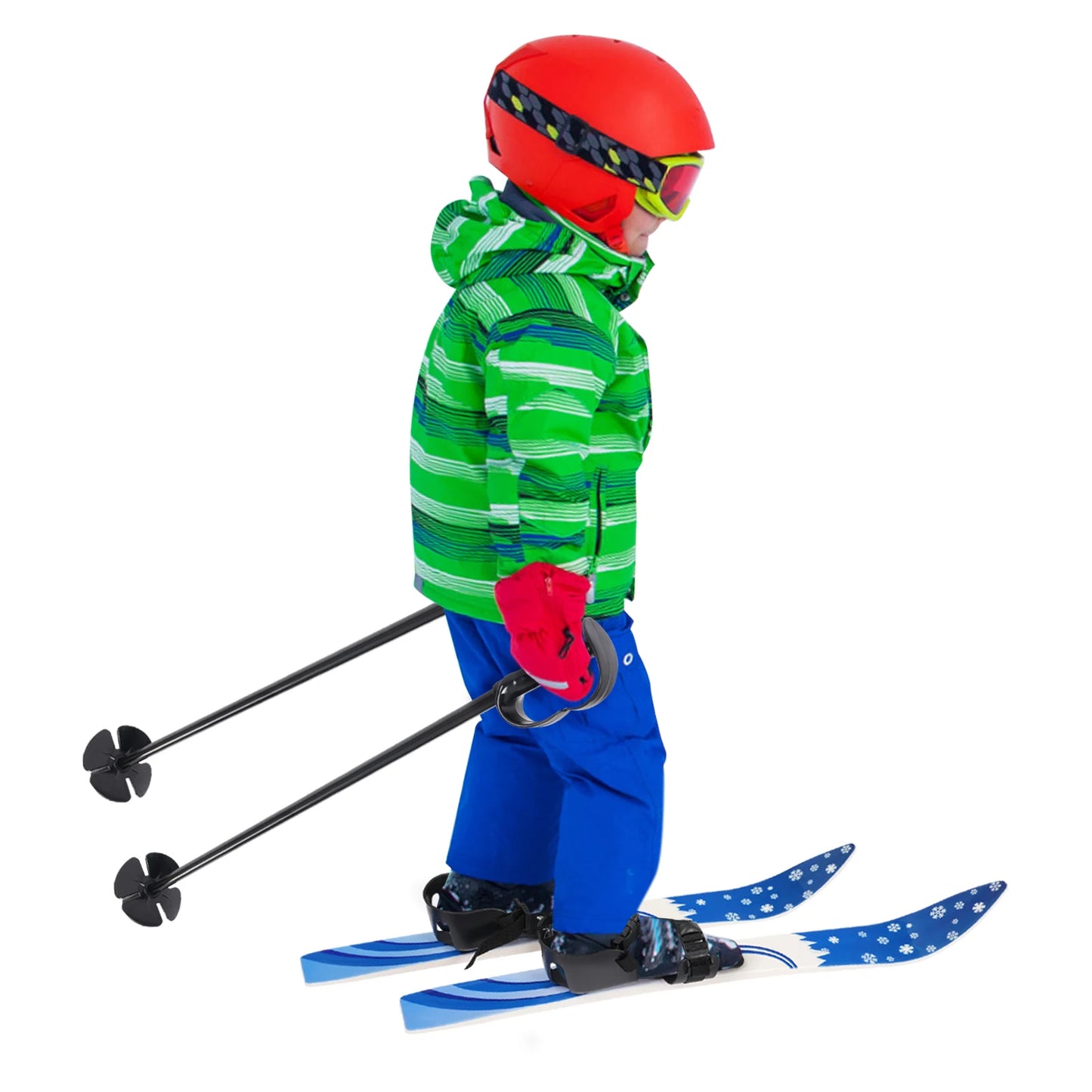 68*6cm Kids Ski Set and Poles Children's Beginner Snow Skis