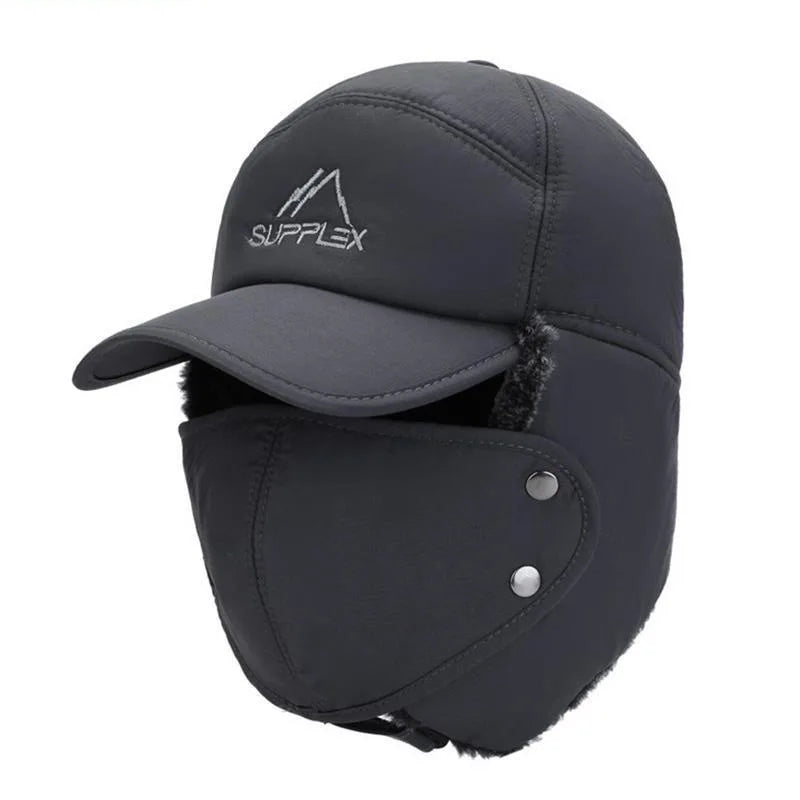 Winter Warm Extreme Cold Baseball Hat Thickened with Artificial Fur