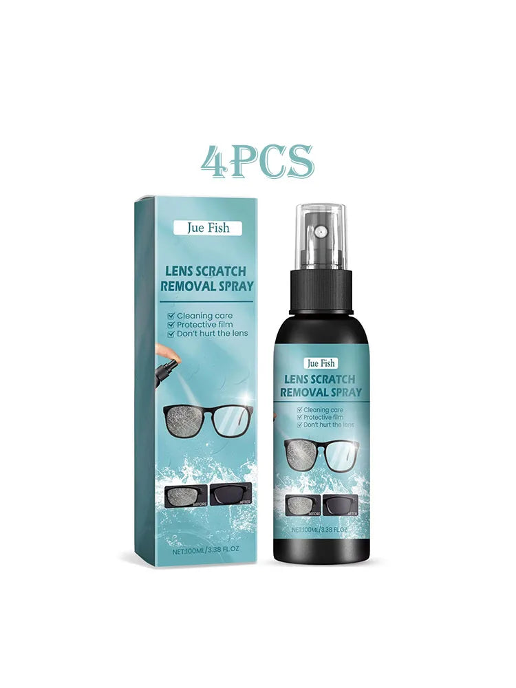 100ml Lens Scratch Removal Spray; Camera Screen Cleaner; Repair Glass Grinding Eyeglass; Cleaning Solution Spray