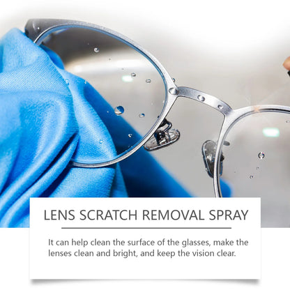100ml Lens Scratch Removal Spray; Camera Screen Cleaner; Repair Glass Grinding Eyeglass; Cleaning Solution Spray