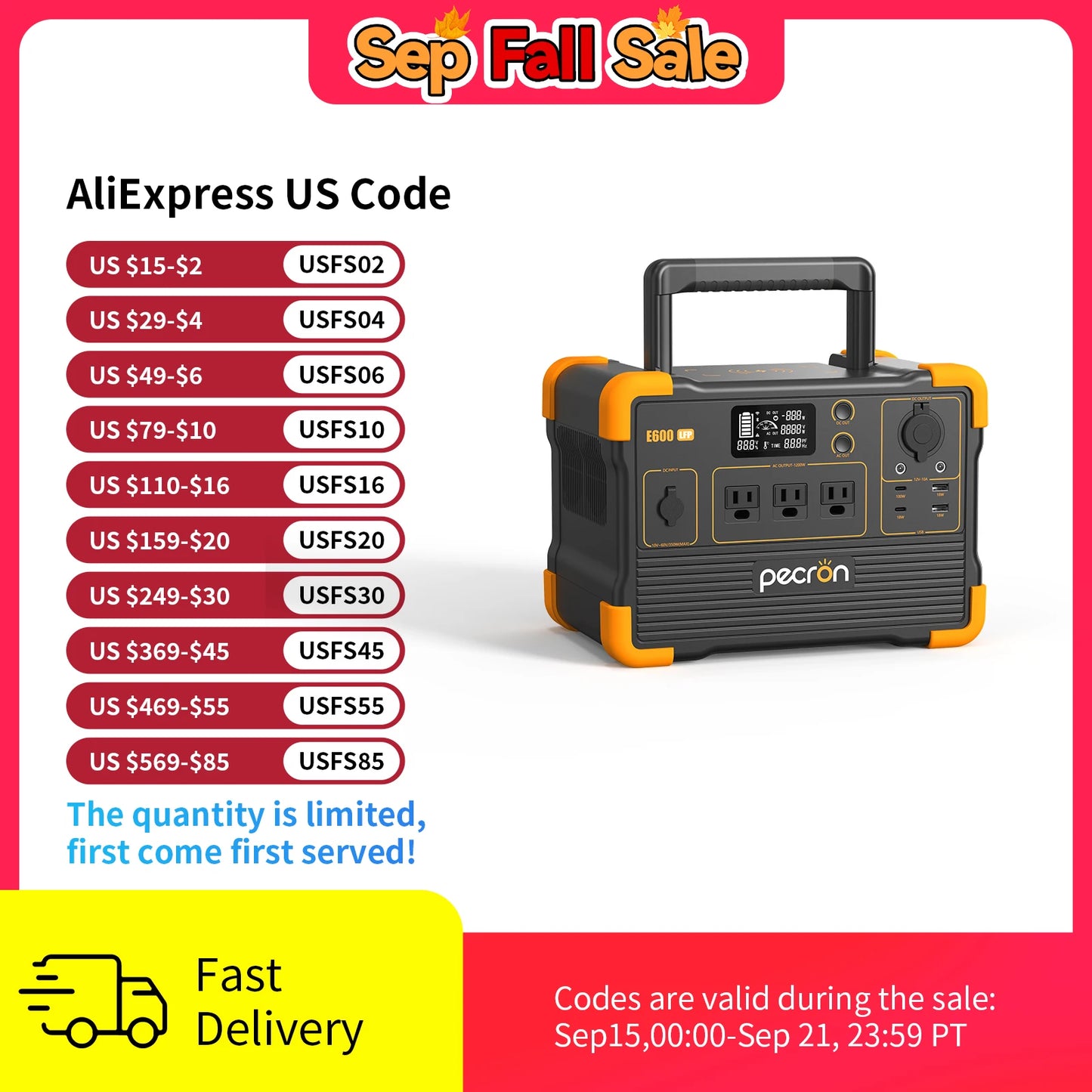 614 Wh Solar Generator Portable Power Station