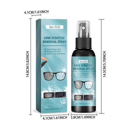 100ml Lens Scratch Removal Spray; Camera Screen Cleaner; Repair Glass Grinding Eyeglass; Cleaning Solution Spray