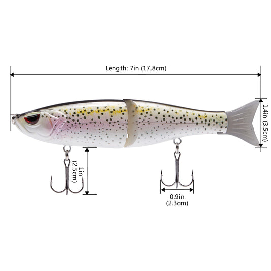 Pike Trout Minnow Bass Fishing Lure