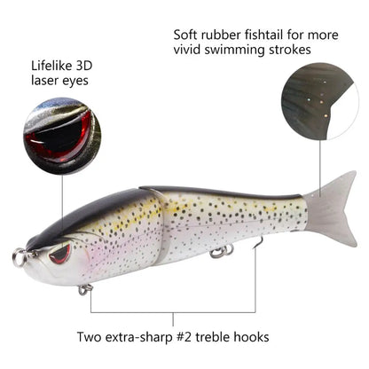 Pike Trout Minnow Bass Fishing Lure