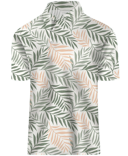Men's Golf Shirt Hawaii Golf Polo Shirt Tennis Sports T-shirt Soft Breathable Elastic Fabric Short Sleeve