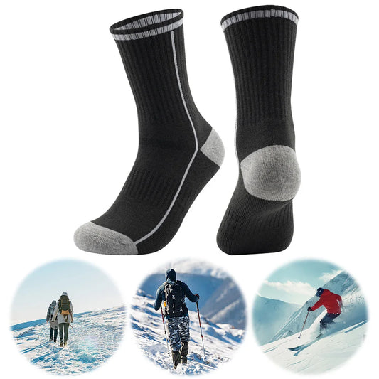 Wool Thermal Socks for Men Women Skiing Snowboarding Hiking