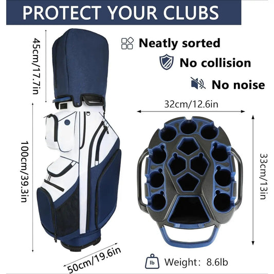 Multi Storage Golf Cart Bag