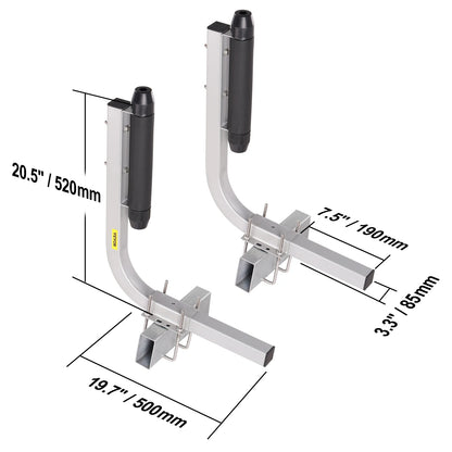 Boat Trailer Guide Adjustable Guide Poles 2PCS Rustproof Galvanized Steel Trailer Guide