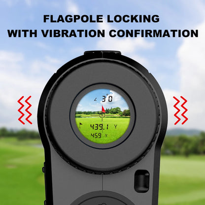 Rangefinder, 6x Magnification, Flag-Lock Vibration, and Slope-Compensated Distance Function
