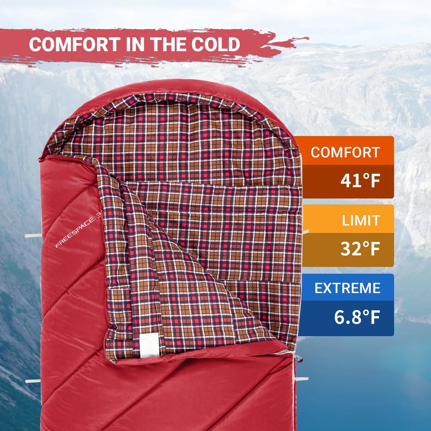 Cotton Sleeping Bag for Adults