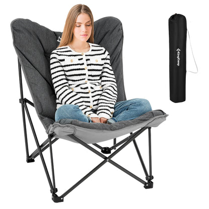 Butterfly Camping Chair with Upholstered Seat