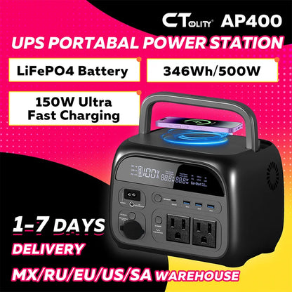 110V 500W Portable Solar Power Generator Station