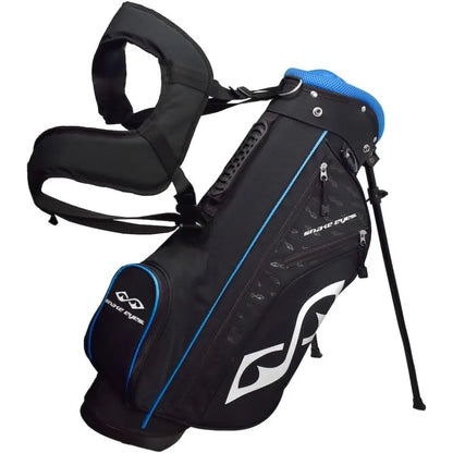 Complete 6-piece Left-Handed Golf Starter Kit  Set for Junior Boys