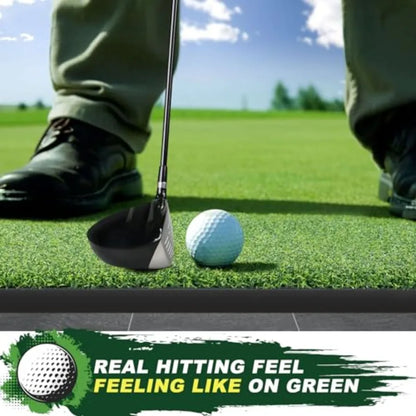 5x4ft Thicken Practice Turf for Indoor and Outdoor Use Durable Training Aid with 9 Golf Balls