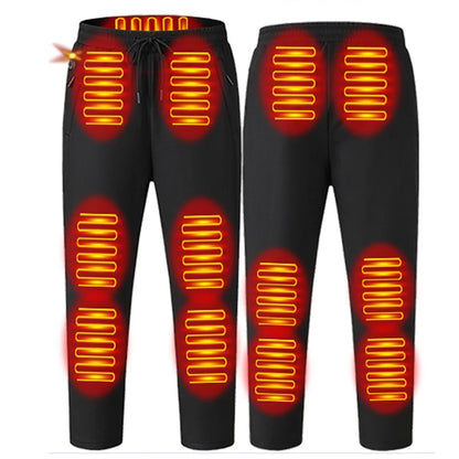 USB Powered Heated Pants for Men and Women with 12 Heating Zones and Three Temperature Modes