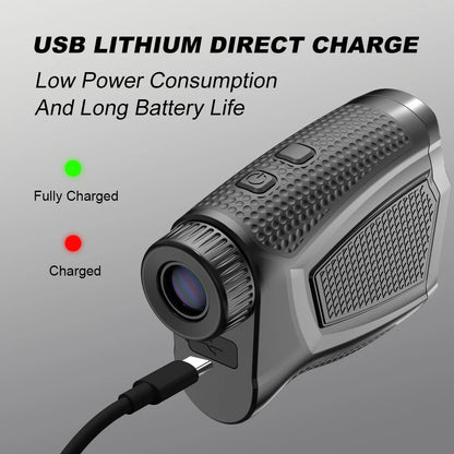 NOHAWK 1000yds Golf Rangefinder, M/Y Unit Switching, Flag Lock, Slope Compensation Distance with Magnetic Function