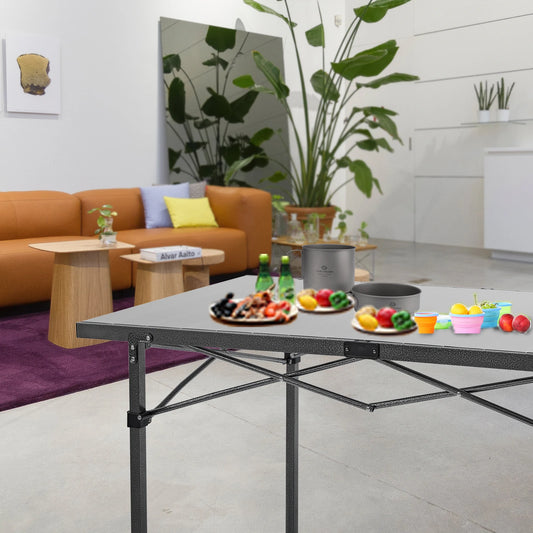 Lightweight Folding Table with Net Pocket