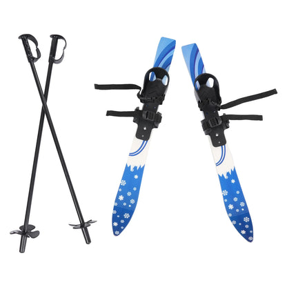 68*6cm Kids Ski Set and Poles Children's Beginner Snow Skis