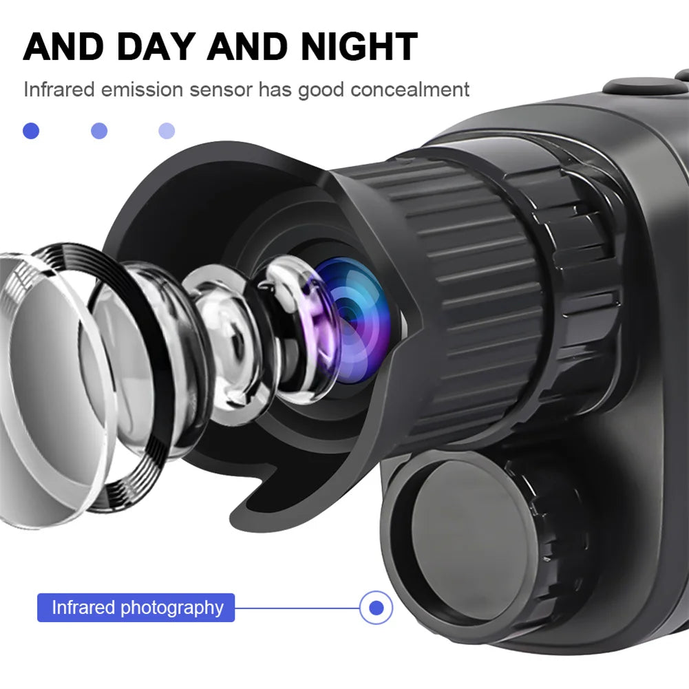 R7 Digital Night Vision Monocular Telescope 5X Zoom Outdoor Full HD Infrared