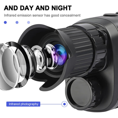 R7 Digital Night Vision Monocular Telescope 5X Zoom Outdoor Full HD Infrared