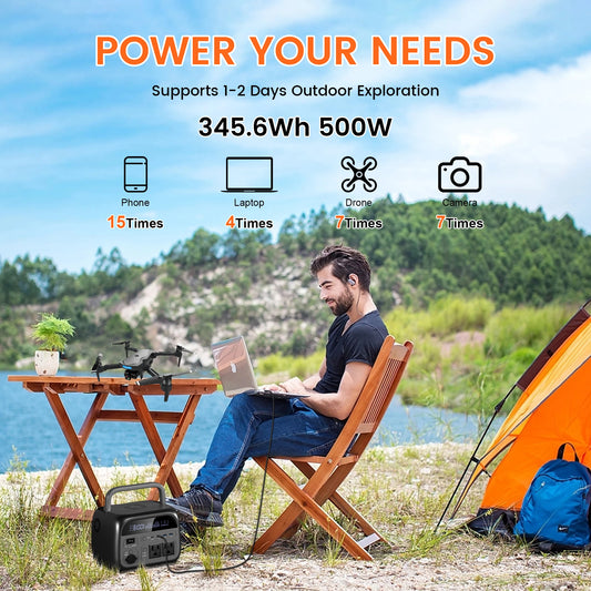 110V 500W Portable Solar Power Generator Station