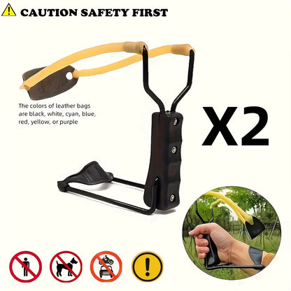 2pcs Aluminum Catapult Slingshot