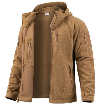 Men's Women's Hunting Fleece Jacket Multi-Pockets