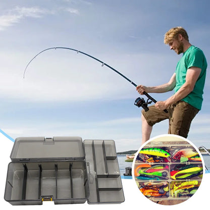 Portable Plastic Lure Tackle Box
