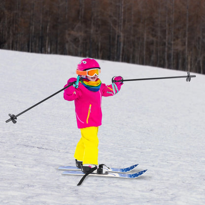 68*6cm Kids Ski Set and Poles Children's Beginner Snow Skis