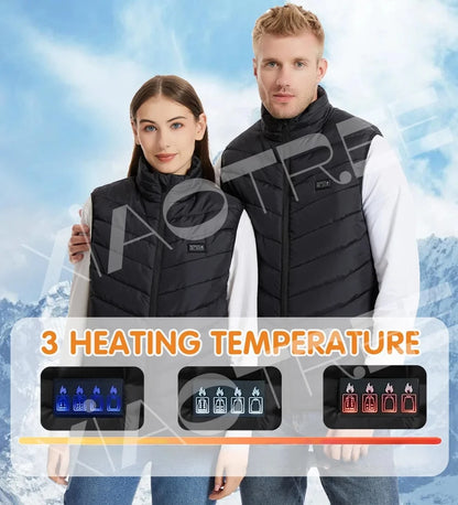 28/9 Areas Heated Vest Men Women