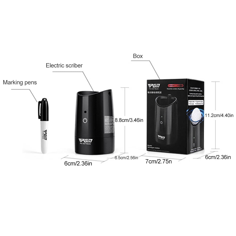 Ball Spot Marker Tool Electric Scriber Finds Center of Gravity Training Aids