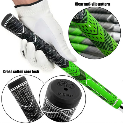 13PCs Golf Club Grip PLUS4 Golf Grip Anti-slip 60R Natural Rubber
