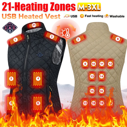 Women 21-zone Electric Heating Vest