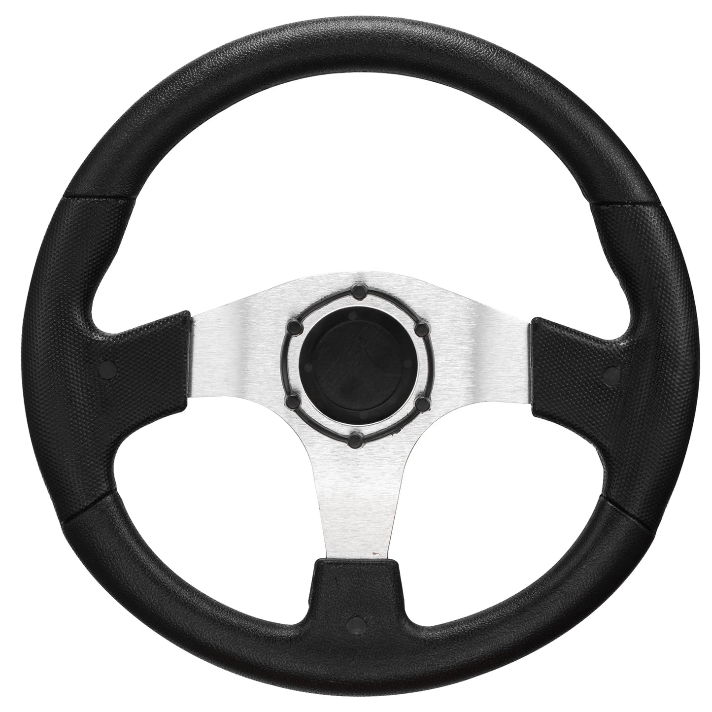 Golf Cart Steering Wheel Fit for EZGO TXT/RXV, Club Car DS/Precedent/Tempo, Yamaha G29/Drive/Drive2 & Most Golf Carts