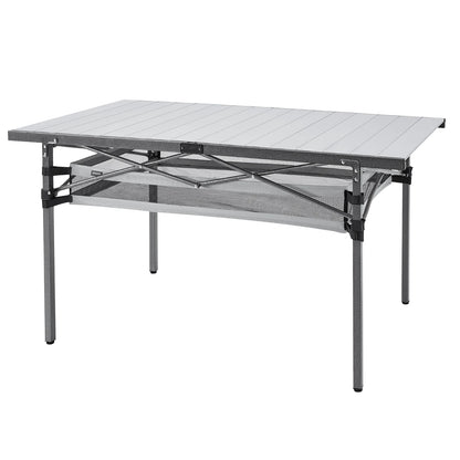 Lightweight Folding Table with Net Pocket
