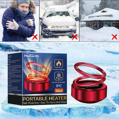 Portable Dynamic Molecular Heater Solar Powered Windshield Defroster