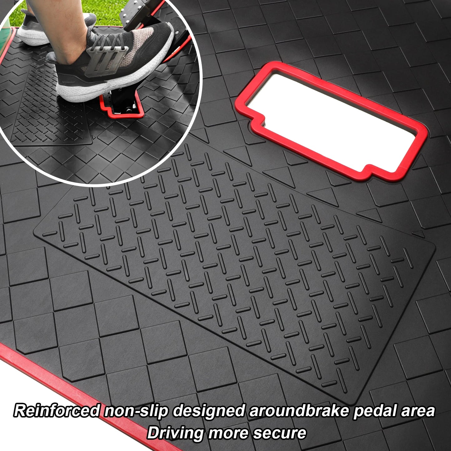 Golf Cart Mat Full Coverage Floor Liner