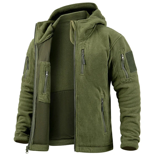 Men's Women's Hunting Fleece Jacket Multi-Pockets