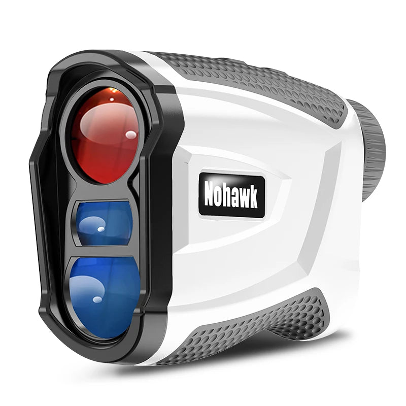 NOHAWK 1000yds Golf Rangefinder, M/Y Unit Switching, Flag Lock, Slope Compensation Distance with Magnetic Function