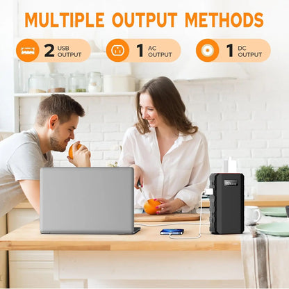 88Wh Portable Power Station 110V/65W Power Bank Battery Charger