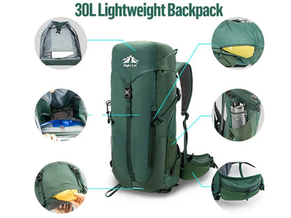 Hiking Backpack- Internal Frame; Fits both Men&Women Ultralight