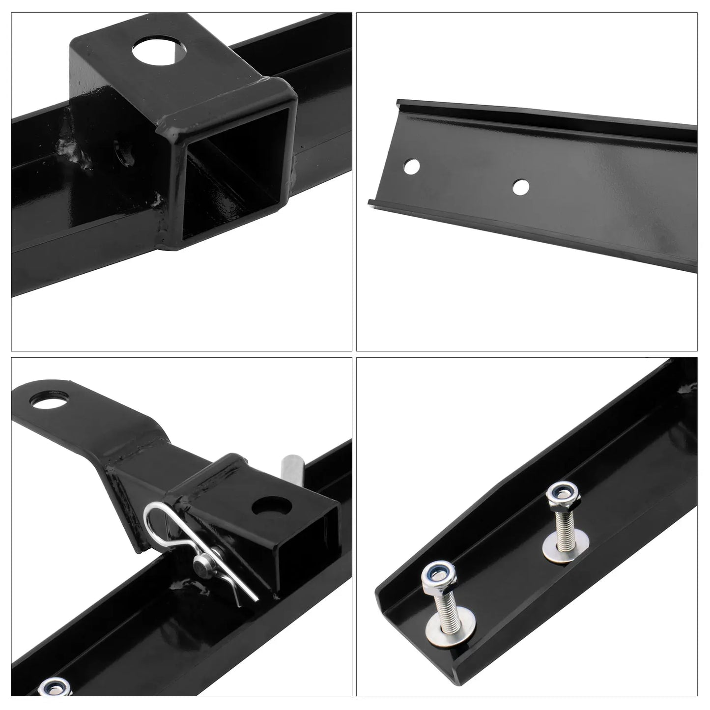 Roykaw Golf Cart Trailer Hitch w/ Bumper Receiver for EZGO TXT/Medalist 1994-up Gas & Electric Models, Sturdy and Easy Assembly